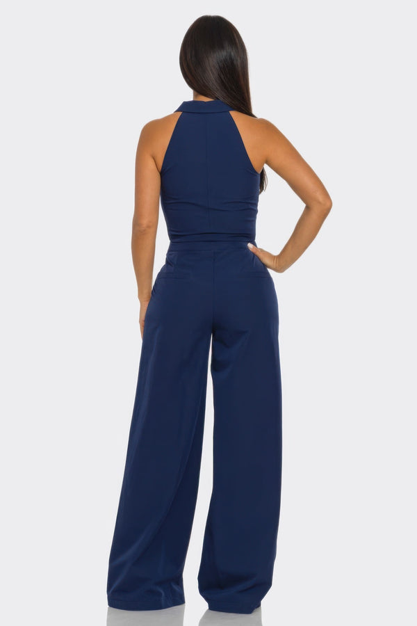 2 Pcs Color Block Set - Set - SmartBuyApparel