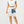 Color Block Denim Sleeve Top And Biker Shorts Set - Women's set - SmartBuyApparel