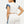 Color Block Denim Sleeve Top And Biker Shorts Set - Women's set - SmartBuyApparel