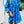 Color Block Hem Ruffle Printing Loose Fit Midi Dress - | SmartBuyApparel