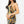 Crossed Back Marble Print Multicolor Midi Dress - Dress - SmartBuyApparel