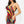 Crossed Back Marble Print Multicolor Midi Dress - Dress - SmartBuyApparel