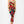 Crossed Back Marble Print Multicolor Midi Dress - Dress - SmartBuyApparel