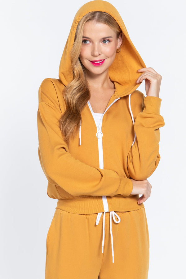Fleece French Terry Jacket - Women's jacket - SmartBuyApparel