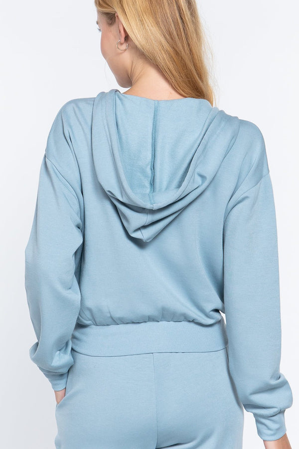 Fleece French Terry Jacket - Women's jacket - SmartBuyApparel