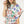 Floral Print Short Sleeve Top With Waist Tie - Top - SmartBuyApparel