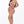 Front Twist Stretch Mini Dress - Dress - SmartBuyApparel