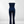 Lace Up Detail Denim Jumpsuit - | SmartBuyApparel