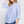 Long Sleeve Split Round Neck Stripe Woven Shirt - Women's shirt - SmartBuyApparel