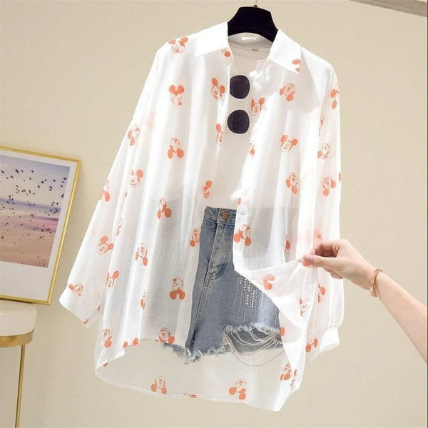 Mickey Women's Blouse Shirt | SmartBuyApparel