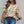Plus Round Neck Floral Flounce Sleeve Loose Shirt - | SmartBuyApparel
