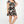 Plus Size Big Floral Front Tie Ruffle Mini Dress - Dress - SmartBuyApparel