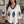Plus V Neck Geo Print Puff Sleeve Blouse - | SmartBuyApparel