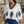 Plus V Neck Geo Print Puff Sleeve Blouse - | SmartBuyApparel