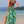 Printed Two Pieces Split Sheer Mesh Pants Swimsuit - | SmartBuyApparel