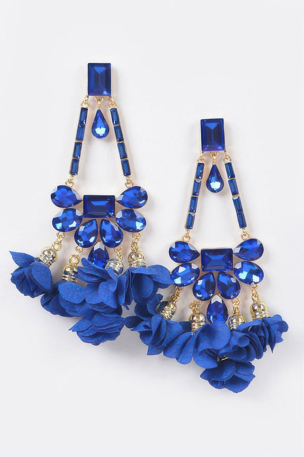 Rhinestone Party Drop Earring - | SmartBuyApparel
