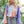 Round Neck Tie Dye Long Balloon Sleeve Top - | SmartBuyApparel