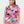 Satin Dolman Print Button Down Top And Shorts Set - Women's set - SmartBuyApparel
