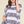 Stripe Printed Pleated Blouse Featuring A Boat Neckline And 1/2 Sleeves - Women's Blouse - SmartBuyApparel